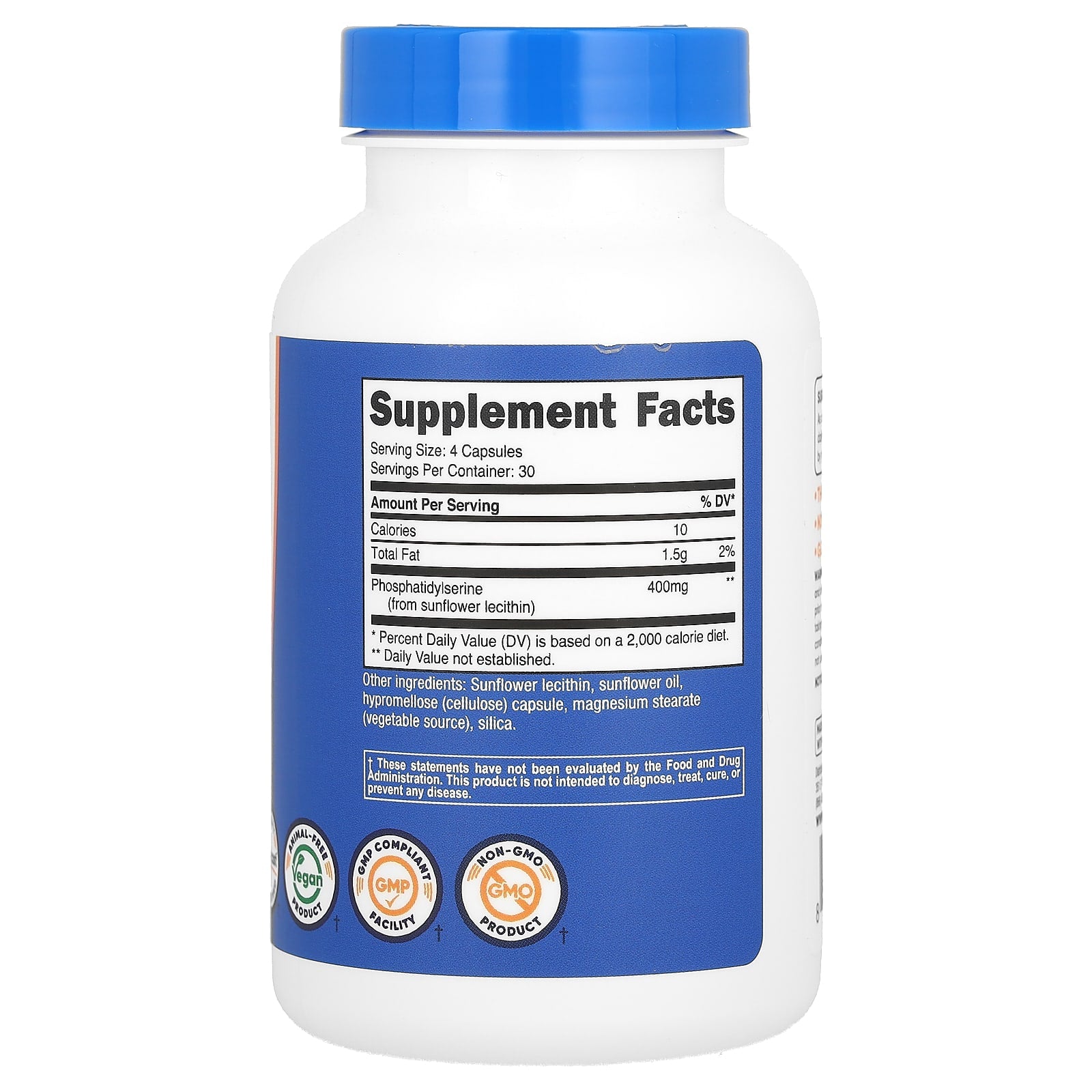 Nutricost, Phosphatidyl Serine, 120 Capsules (100 mg per Capsule) - Image 2