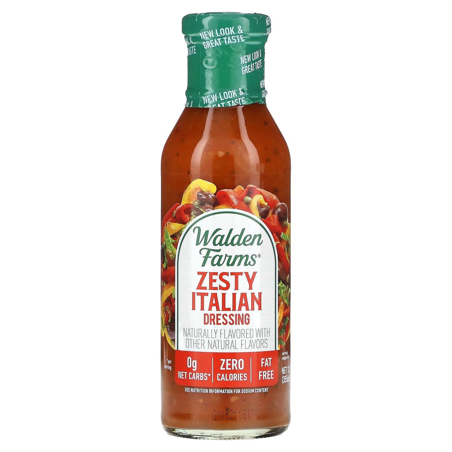 Walden Farms, Zesty Italian Dressing, 12 fl oz (355 ml) - Image 1