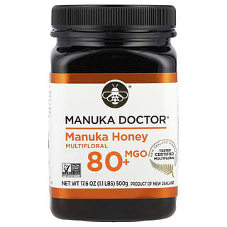Multifloral Manuka Honey, 80+, 500g, New Zealand Made