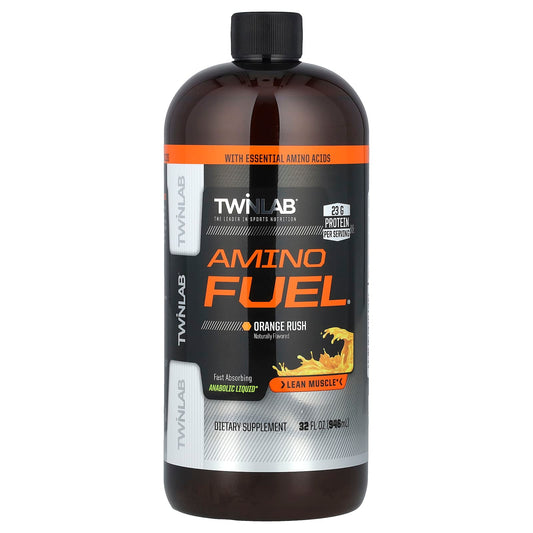 Twinlab, Amino Fuel, Orange Rush, 32 fl oz (946 ml) - Image 1