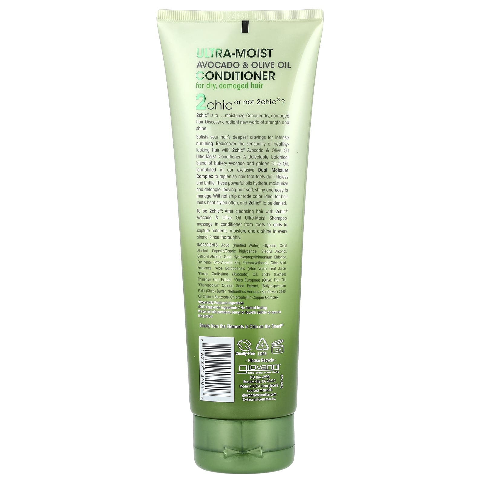 Giovanni 2chic Ultra Moist Conditioner for Dry Damaged Hair - Image 2