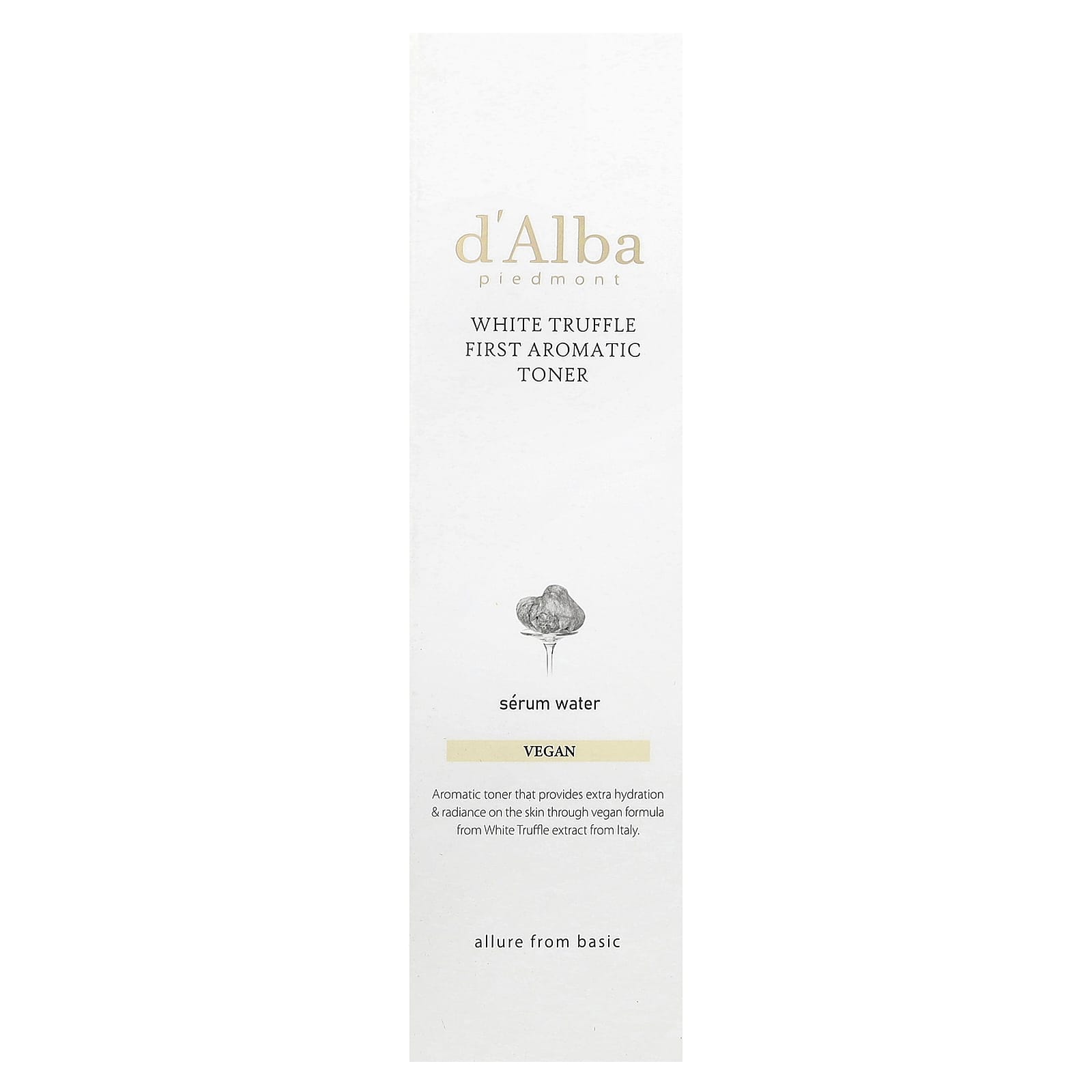 White Truffle Aromatic Toner for Hydrated, Radiant Skin by d'Alba - Image 2