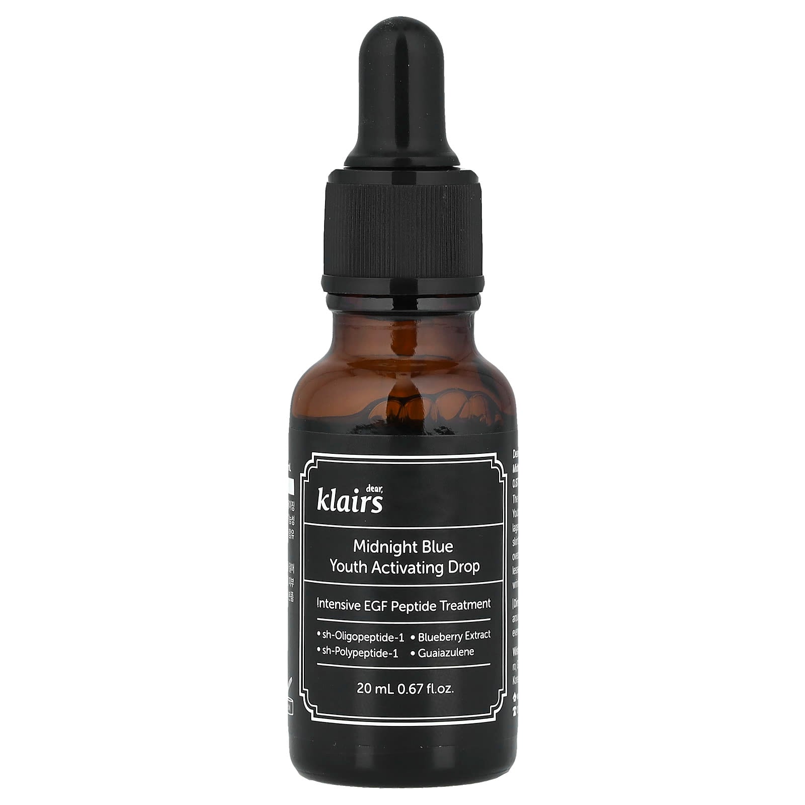 Midnight Blue Youth Activating Drop by Dear, Klairs - Intensive Skin Renewal Treatment - Image 1