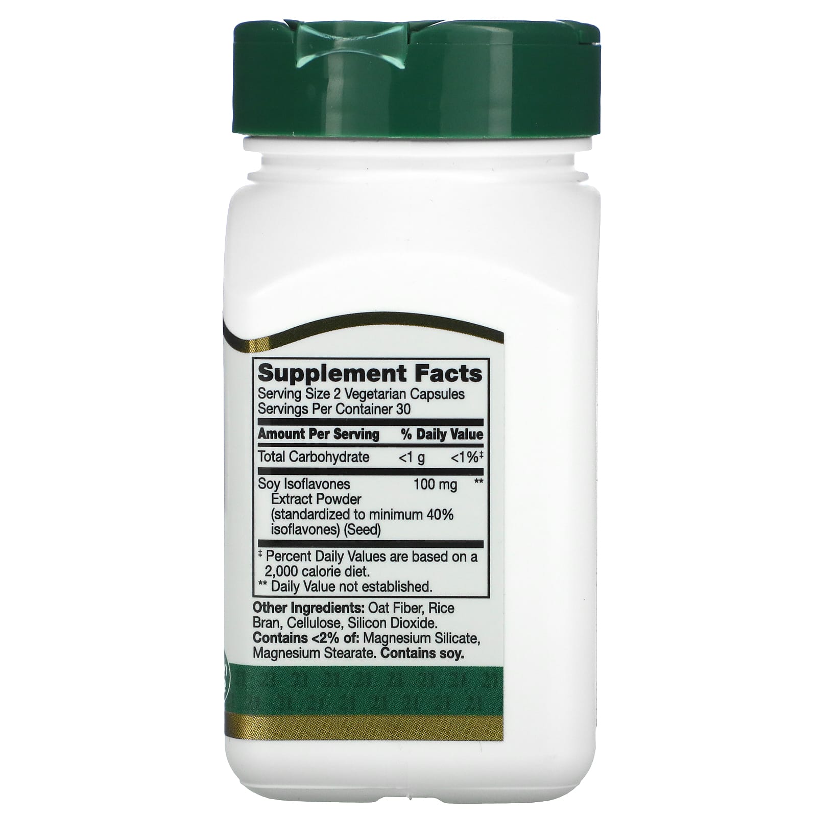 21st Century, Soy Isoflavones Extract, Standardized, 60 Vegetarian Capsules (50 mg per Capsules)