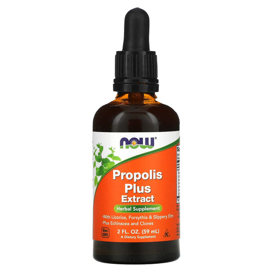 NOW Foods, Propolis Plus Extract, 2 fl oz (59 ml) - Image 1