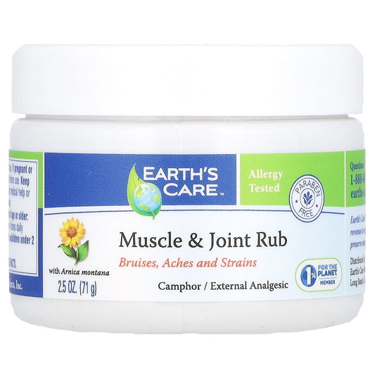 Earth's Care Muscle & Joint Rub for Pain Relief, 2.5 oz - Image 1