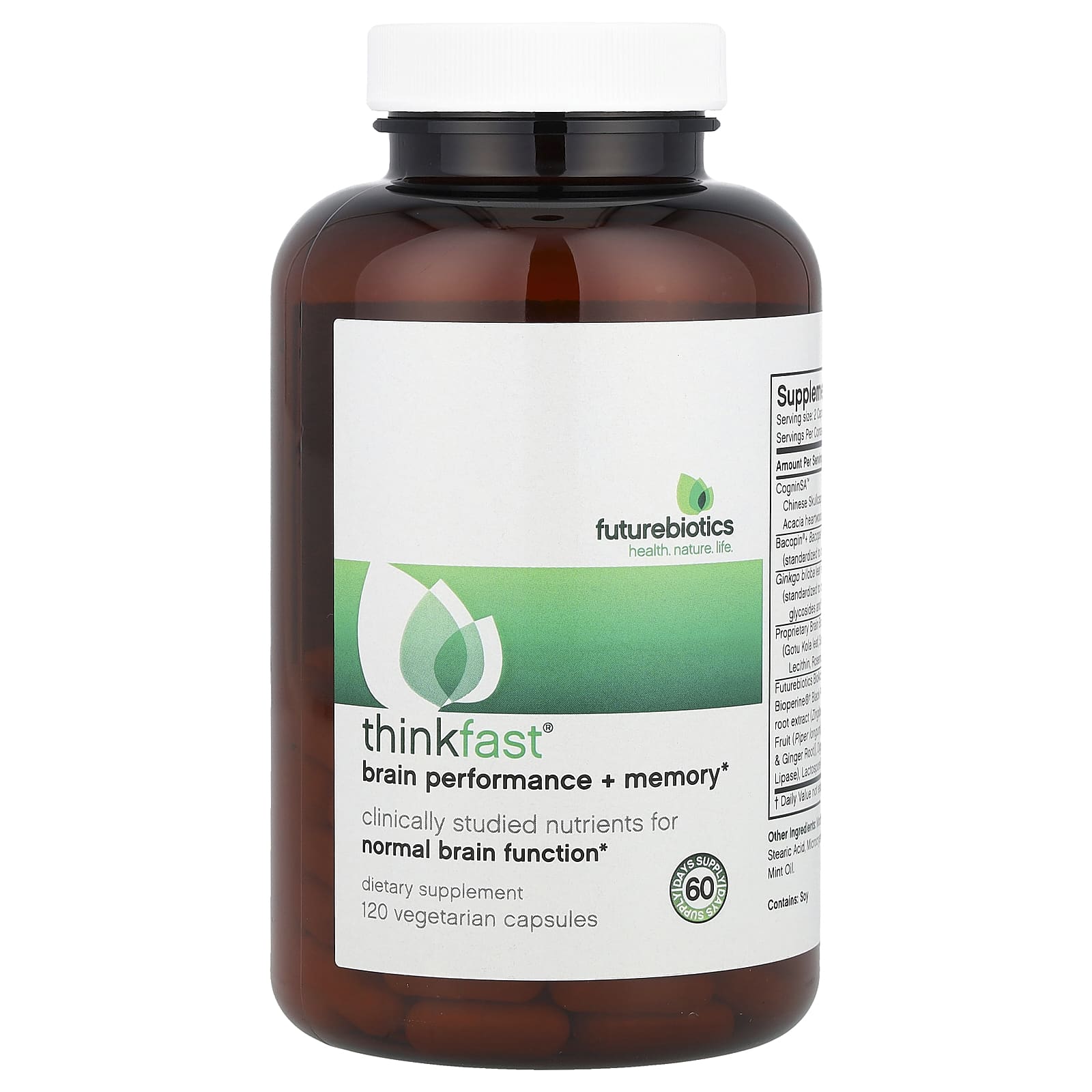 Boost Brain Performance & Memory with FutureBiotics ThinkFast - Image 1