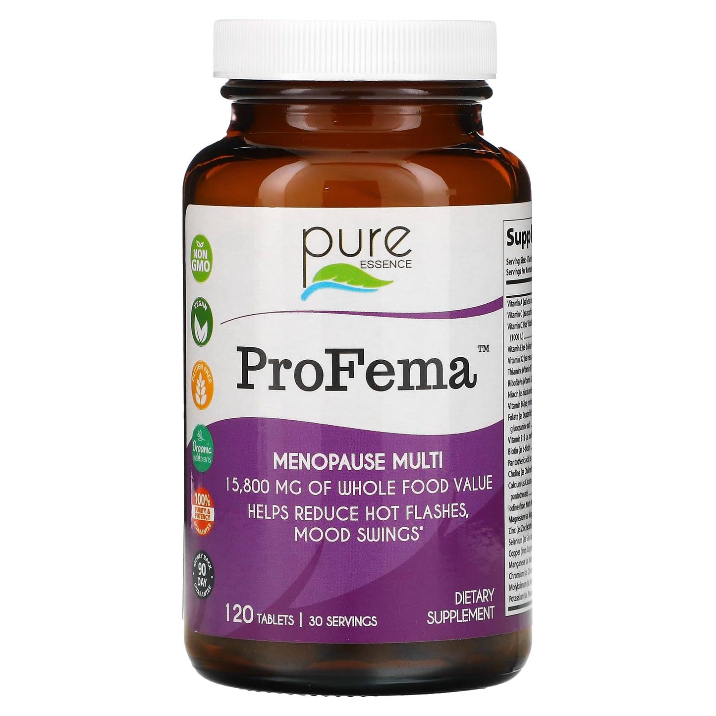 Pure Essence, ProFema, 120 Tablets - Image 1