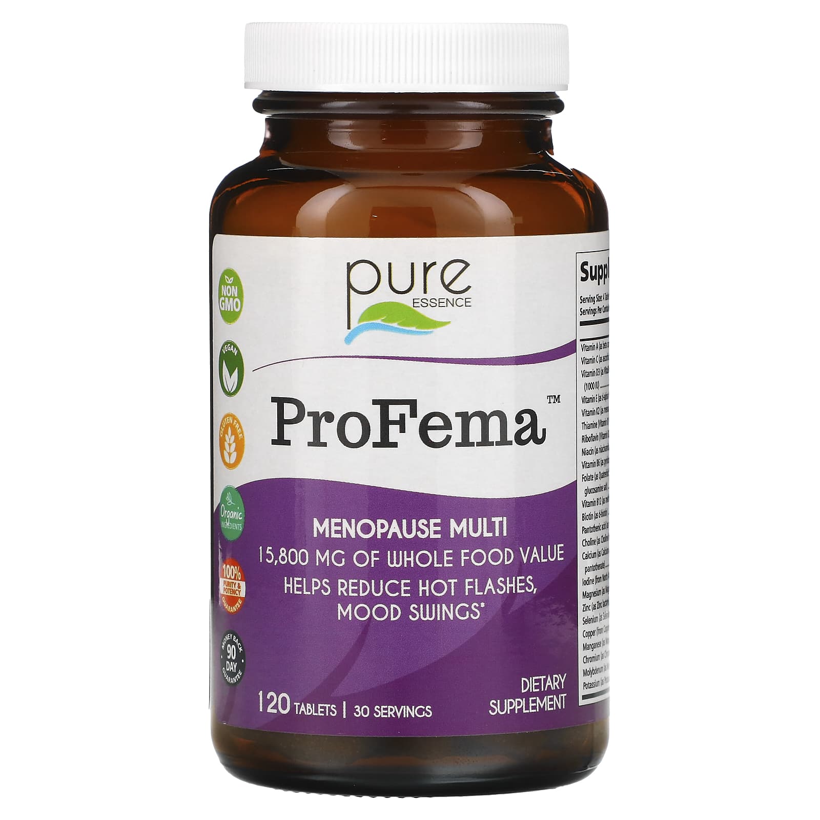Pure Essence, ProFema, 120 Tablets - Image 1