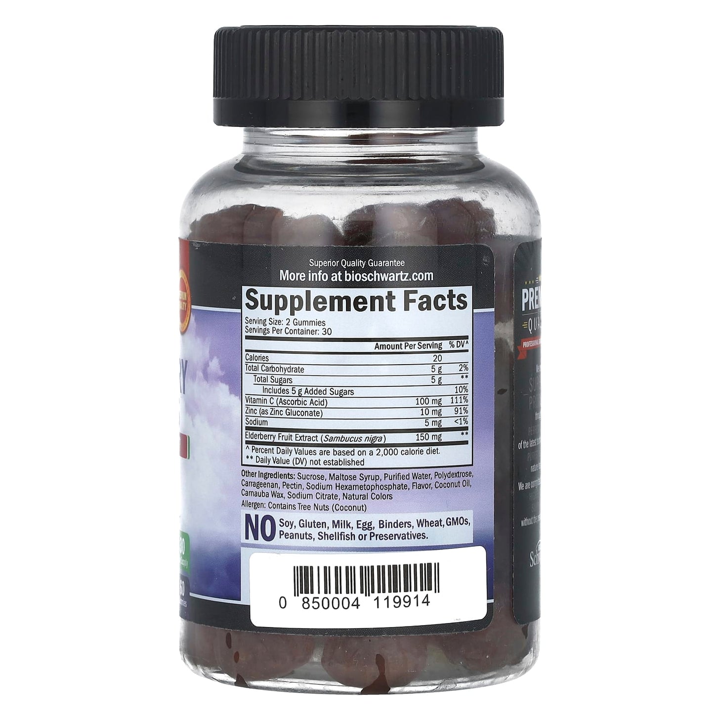 Elderberry Gummies with Zinc & Vitamin C | Immunity Boosters - Image 2