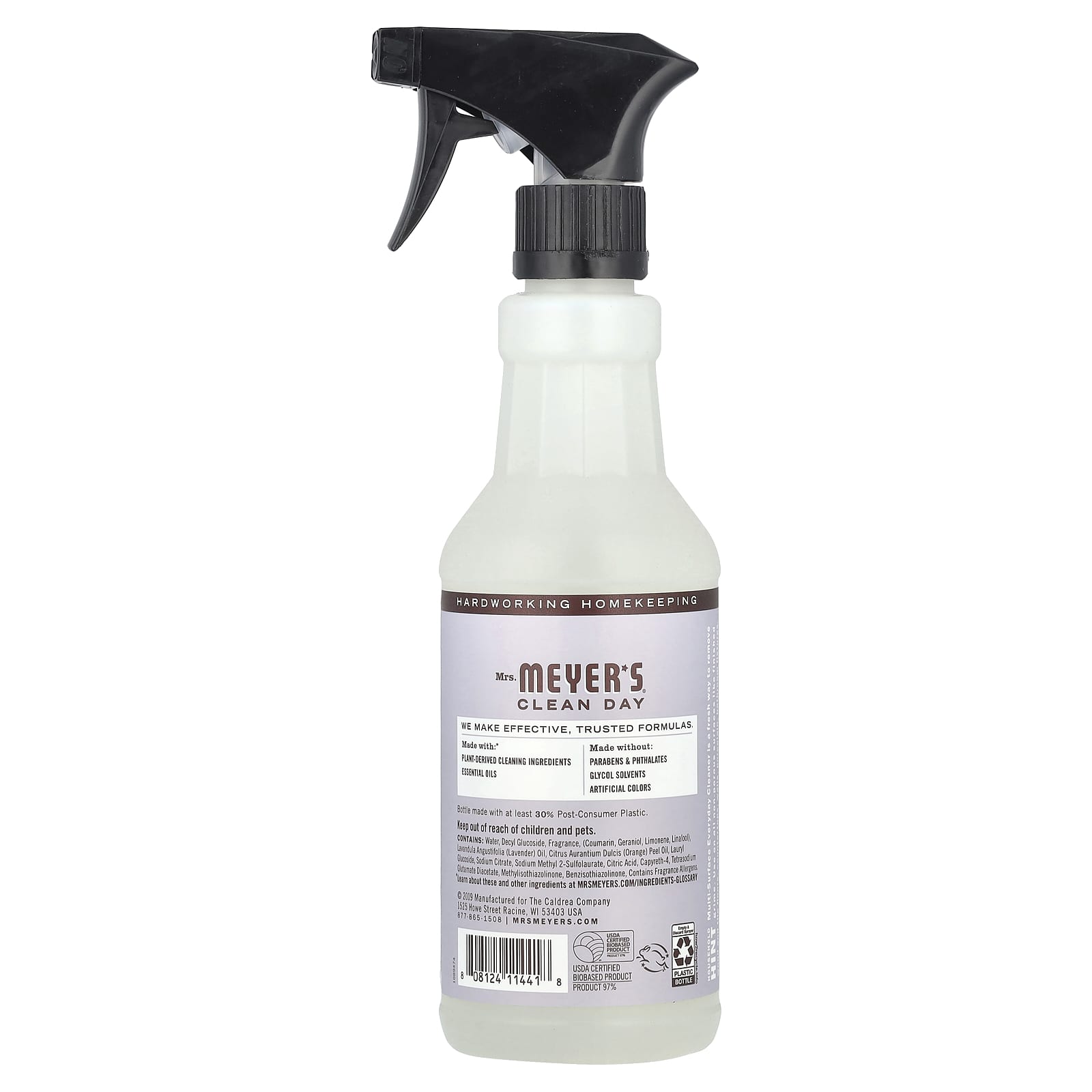 Mrs. Meyers Clean Day, Multi-Surface Everyday Cleaner, Lavender Scent, 16 fl oz (473 ml) - Image 2