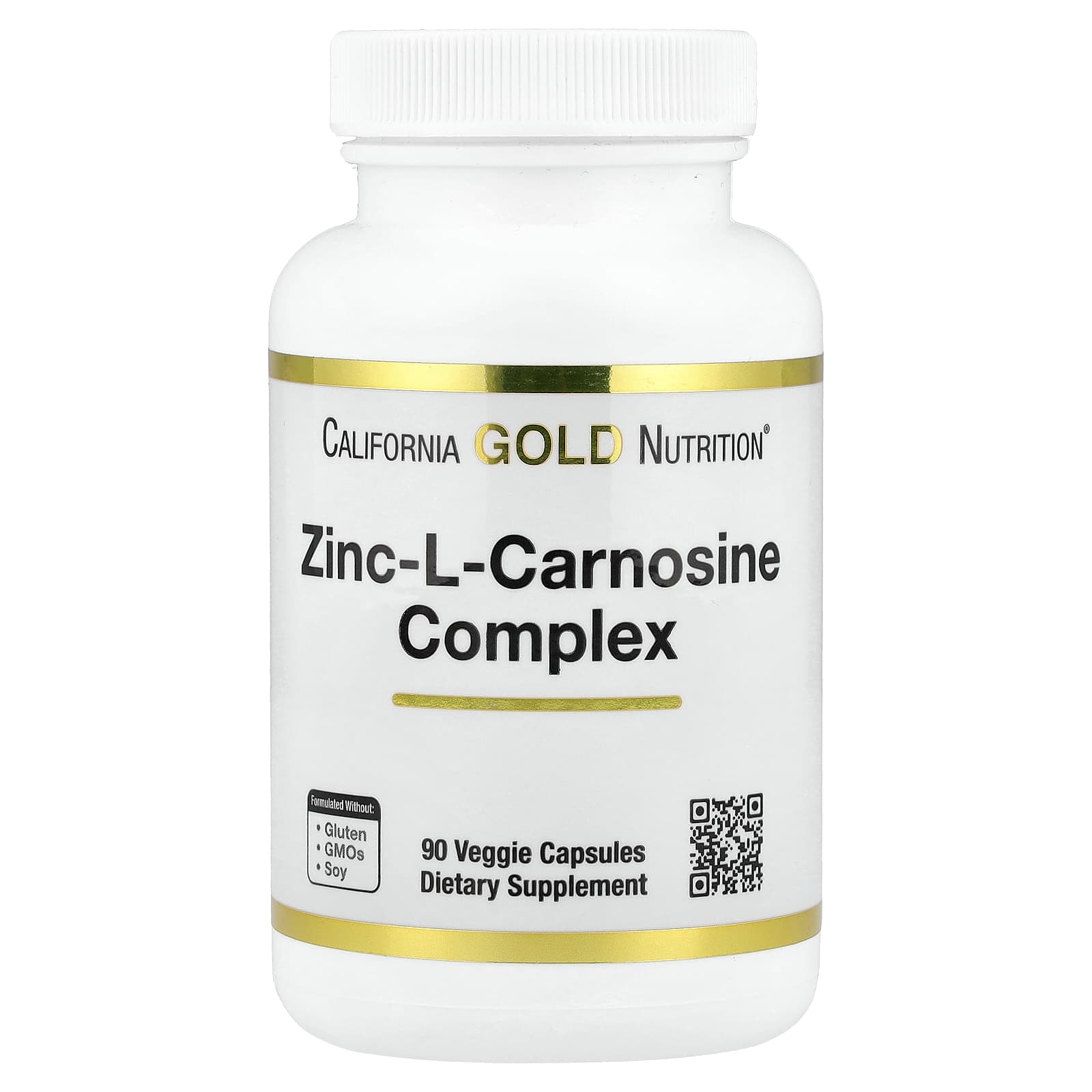 Zinc-L-Carnosine Complex for Gut Health | California Gold Nutrition - Image 1