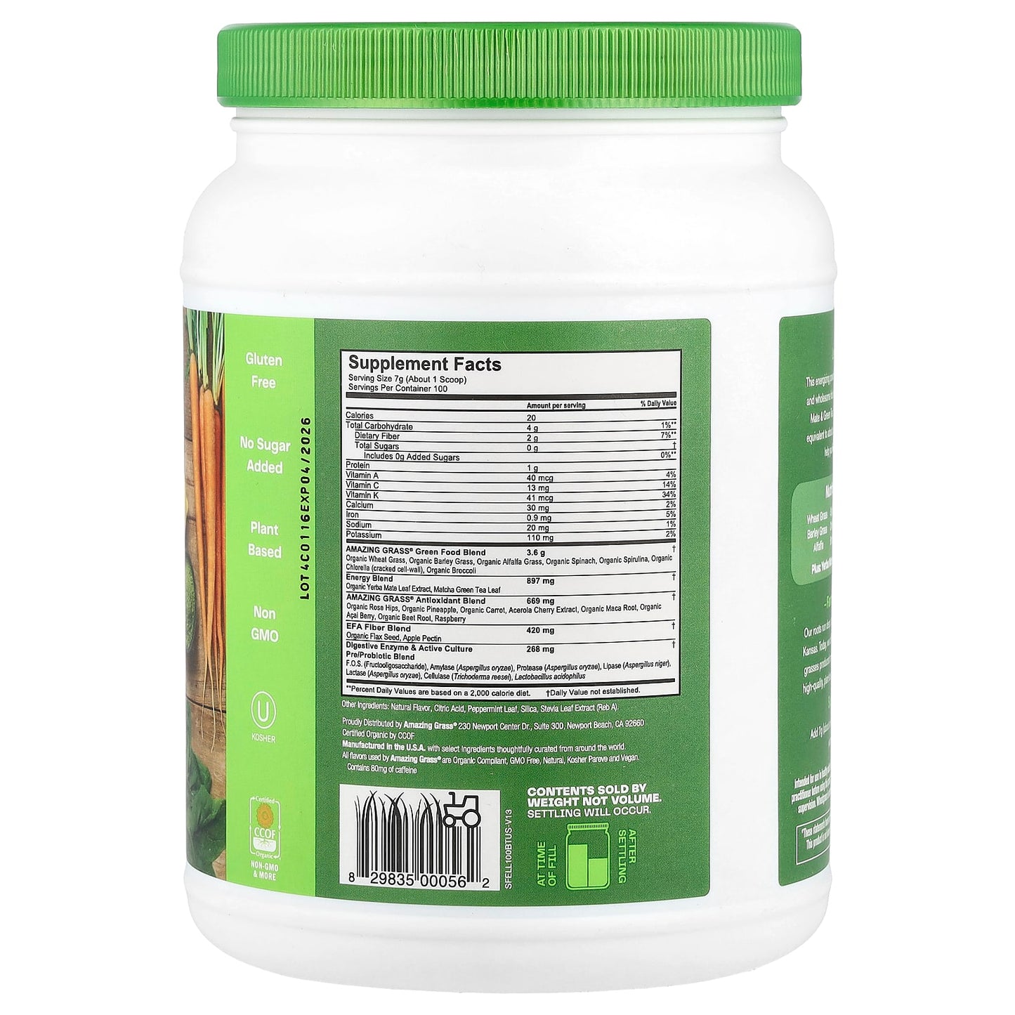 Amazing Grass Greens Blend: Natural Energy & Immunity Boost - Image 2