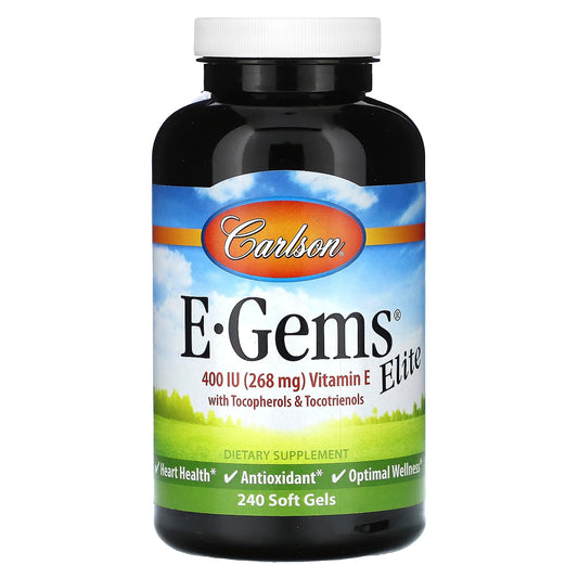 Carlson E-Gems Elite: Powerful Antioxidant for Optimal Wellness - Image 1