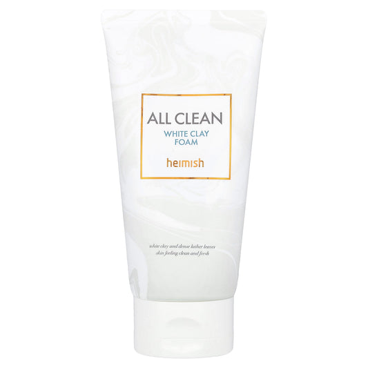 Heimish White Clay Foam, 5.29 oz - Gentle, Dermatologist-Tested Cleanser - Image 1