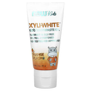 NOW Foods Xyli-White Kids Toothpaste Gel, Orange Splash 3 oz (85g)