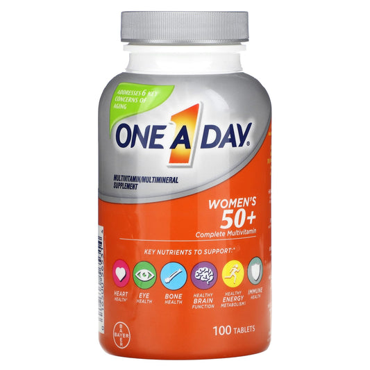 One-A-Day, Women's 50+, Complete Multivitamin, 100 Tablets - Image 1