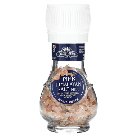 Add Flavor with Drogheria & Alimentari's Himalayan Salt Mill - Image 1