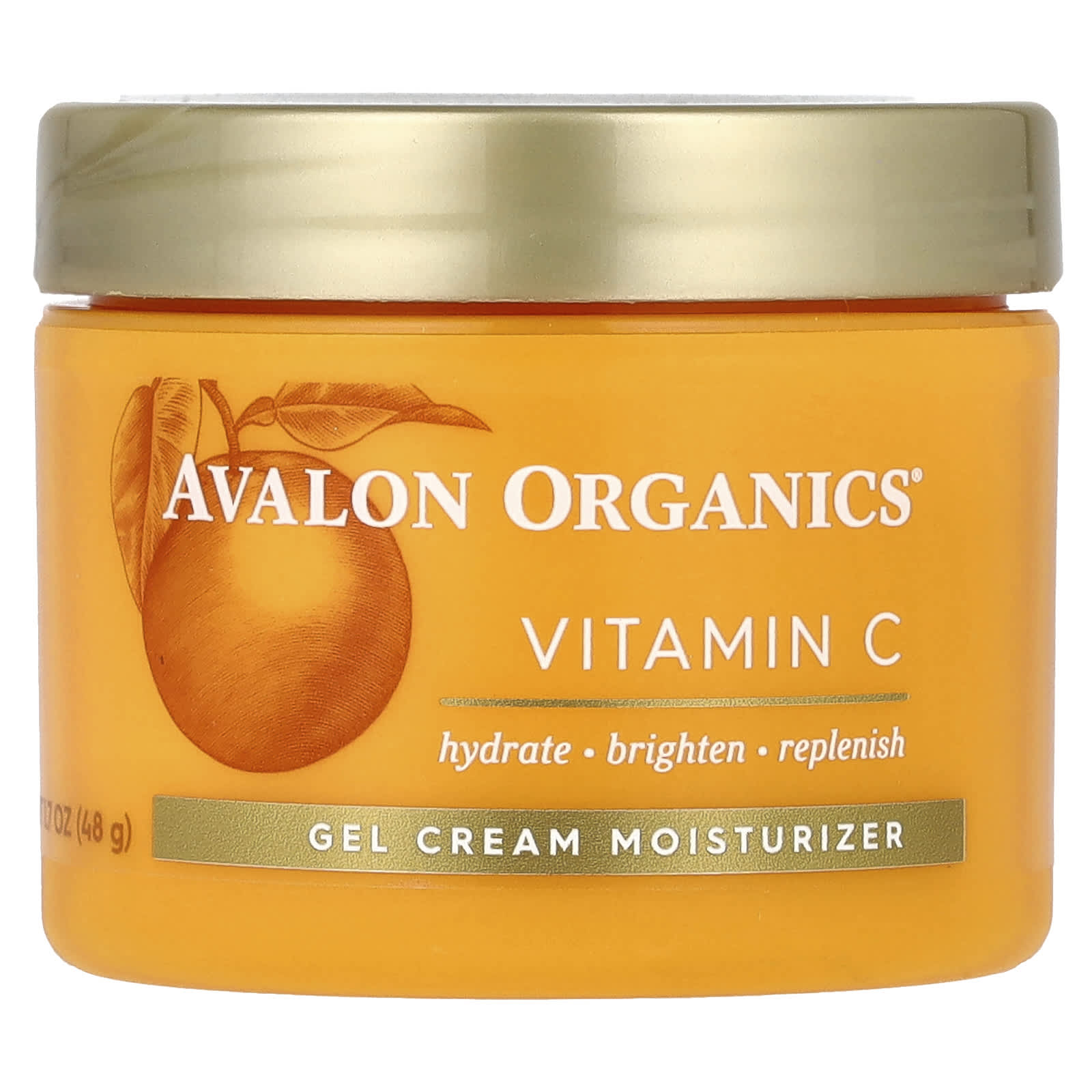 Vitamin C Gel Cream Moisturizer for Glowing Skin by Avalon Organics - Image 1