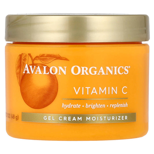 Vitamin C Gel Cream Moisturizer for Glowing Skin by Avalon Organics - Image 1