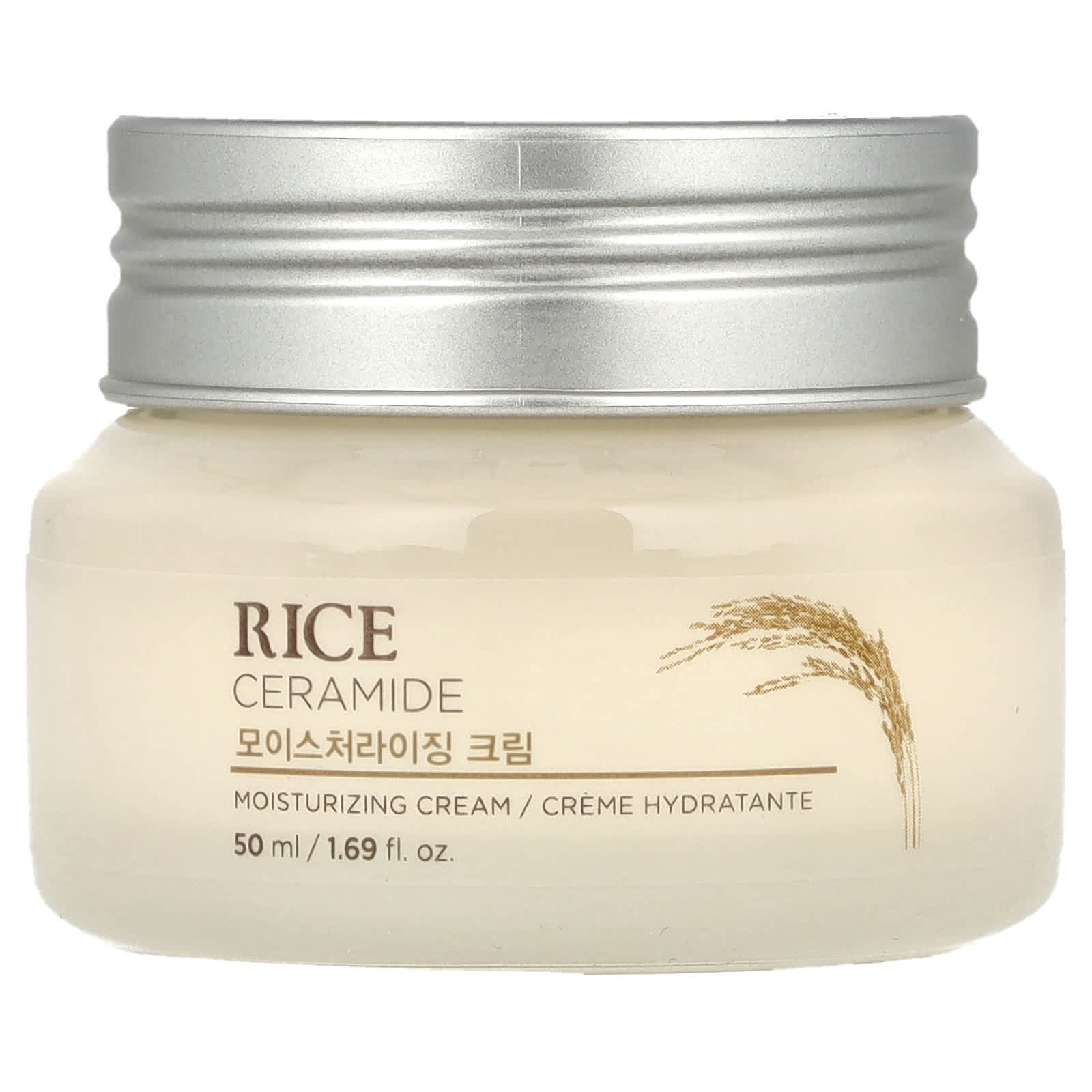 The Face Shop, Rice Ceramide, Moisturizing Cream, 1.69 fl oz (50 ml) - Image 1