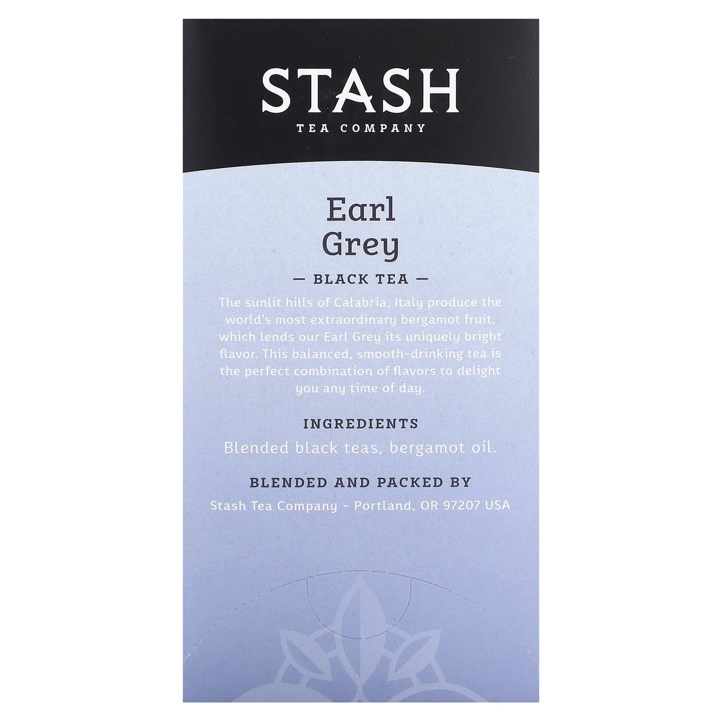 Stash Tea, Black Tea, Earl Gray, 20 Tea Bags, 1.3 oz (38 g) - Image 2