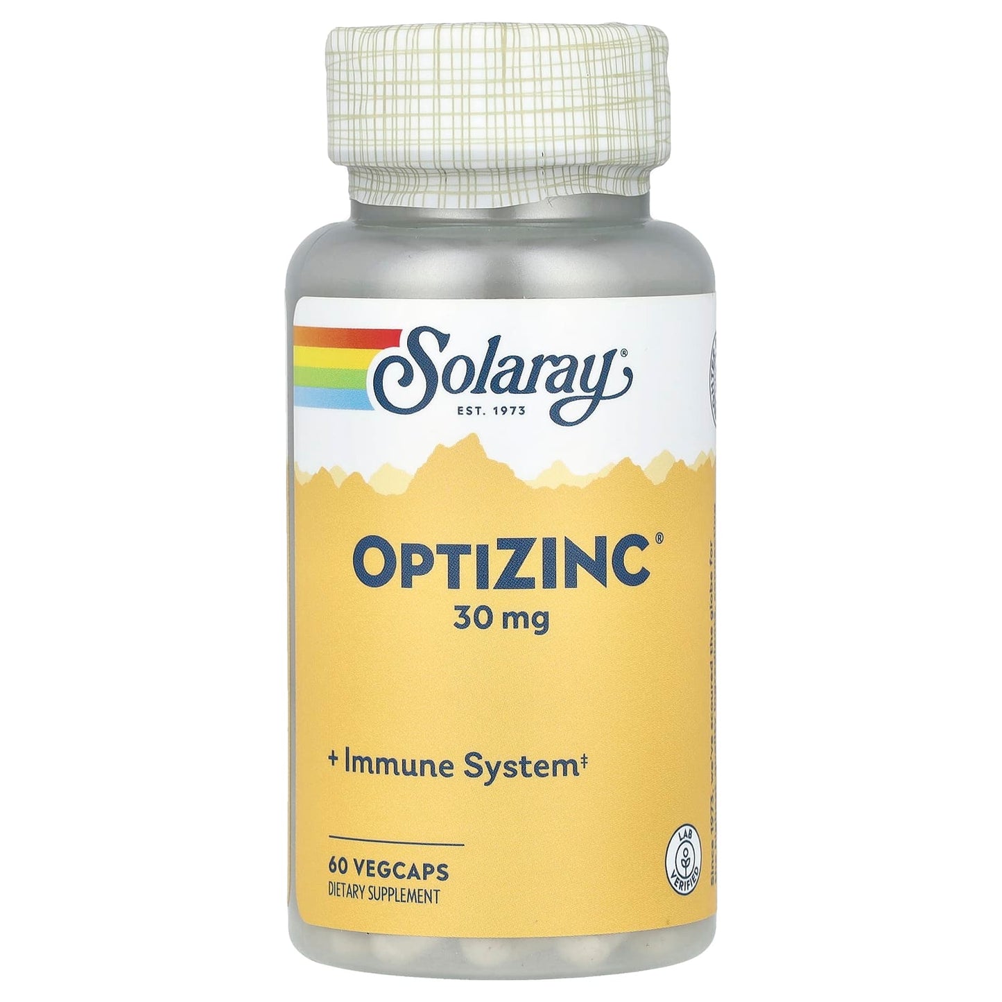 Solaray, Optizinc®, 30 mg, 60 VegCaps - Image 1