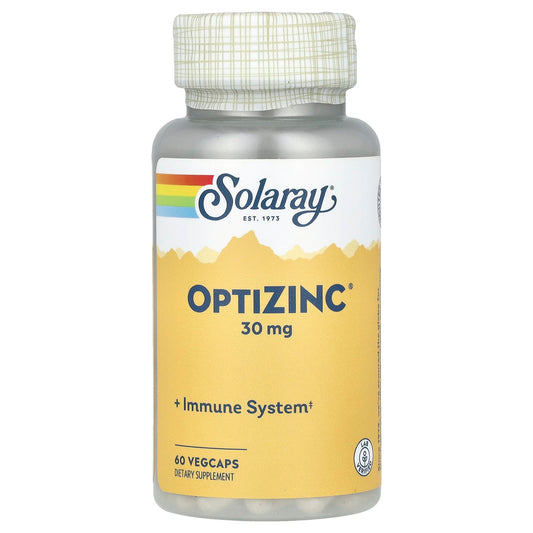 Solaray, Optizinc®, 30 mg, 60 VegCaps - Image 1