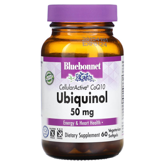 Boost Energy & Heart Health with Bluebonnet's Ubiquinol CoQ10 - Image 1