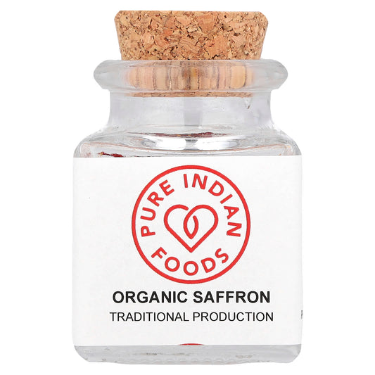 Pure Indian Foods, Organic Saffron, 1 g - Image 1