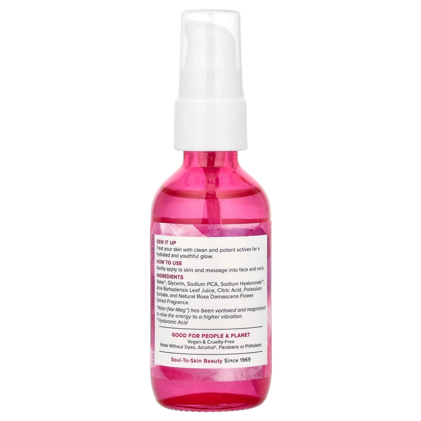 Heritage Store Rosewater Serum for Hydrated Youthful Glow - Image 2