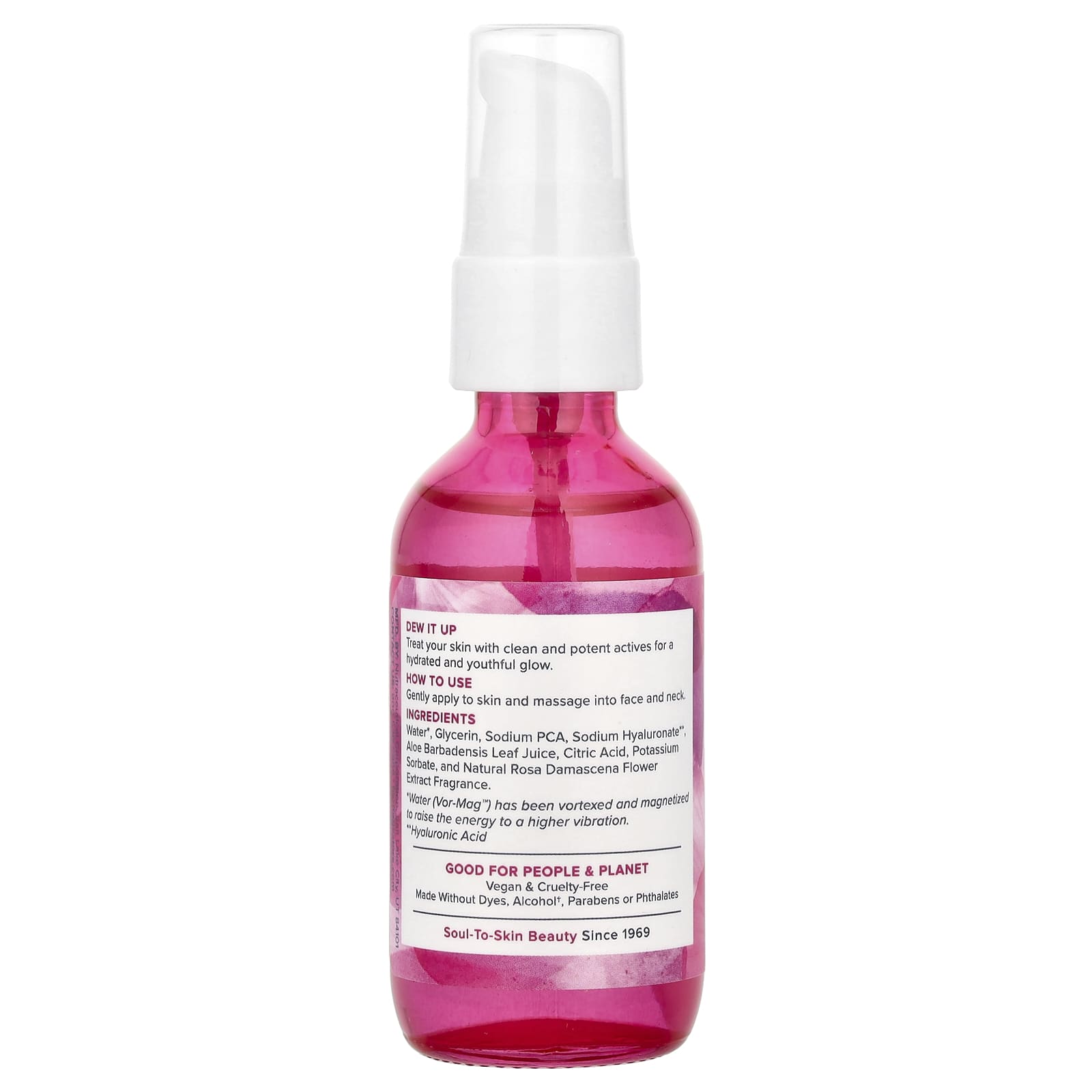 Heritage Store Rosewater Serum for Hydrated Youthful Glow - Image 2