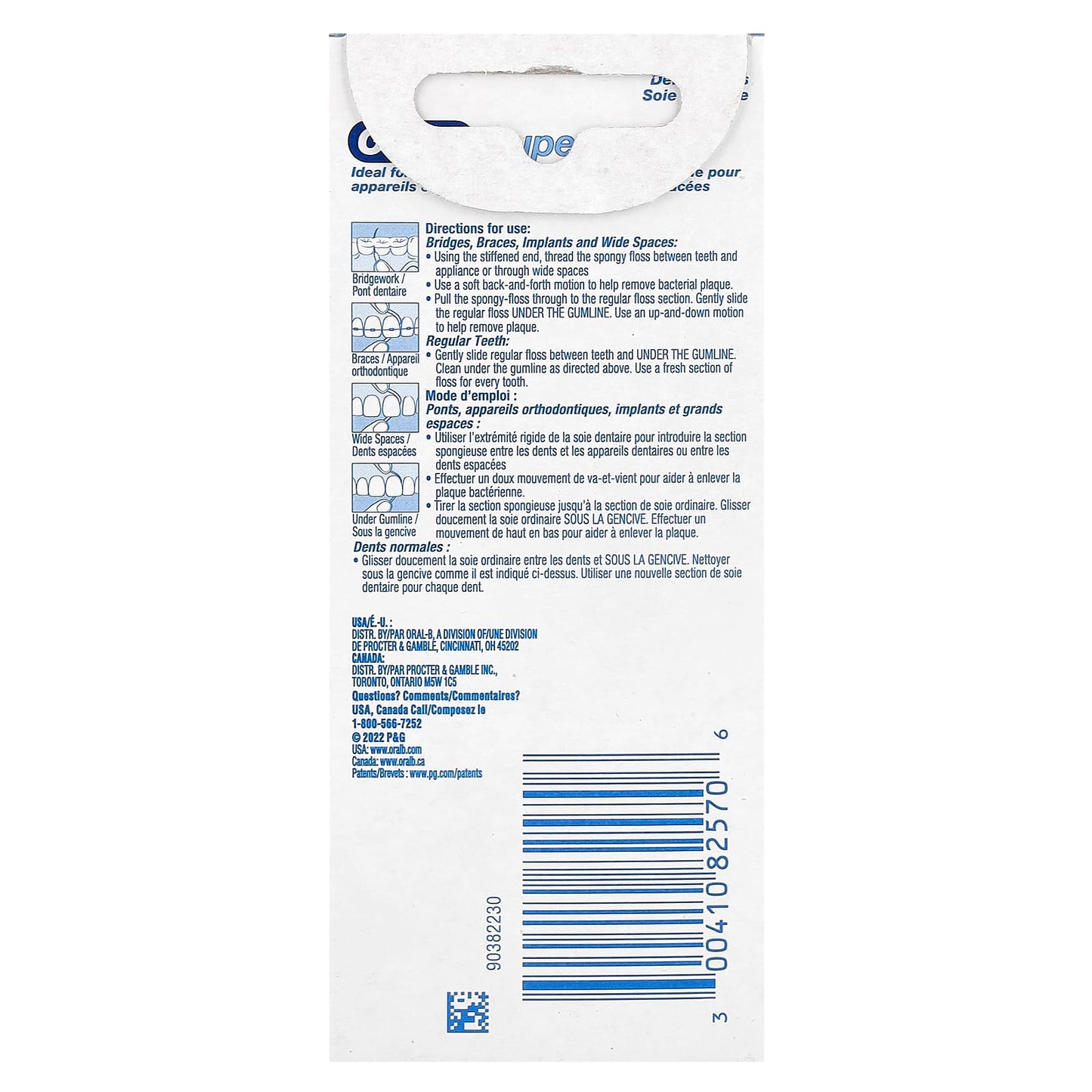 Oral-B, Super Floss™, Mint, 50 Pre-Cut Strands - Image 2