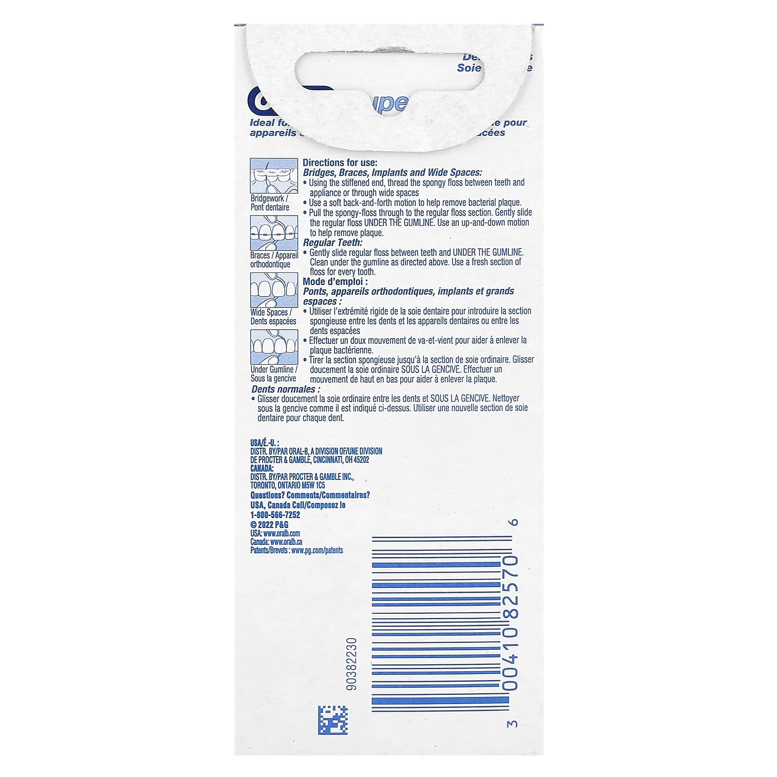 Oral-B, Super Floss™, Mint, 50 Pre-Cut Strands - Image 2