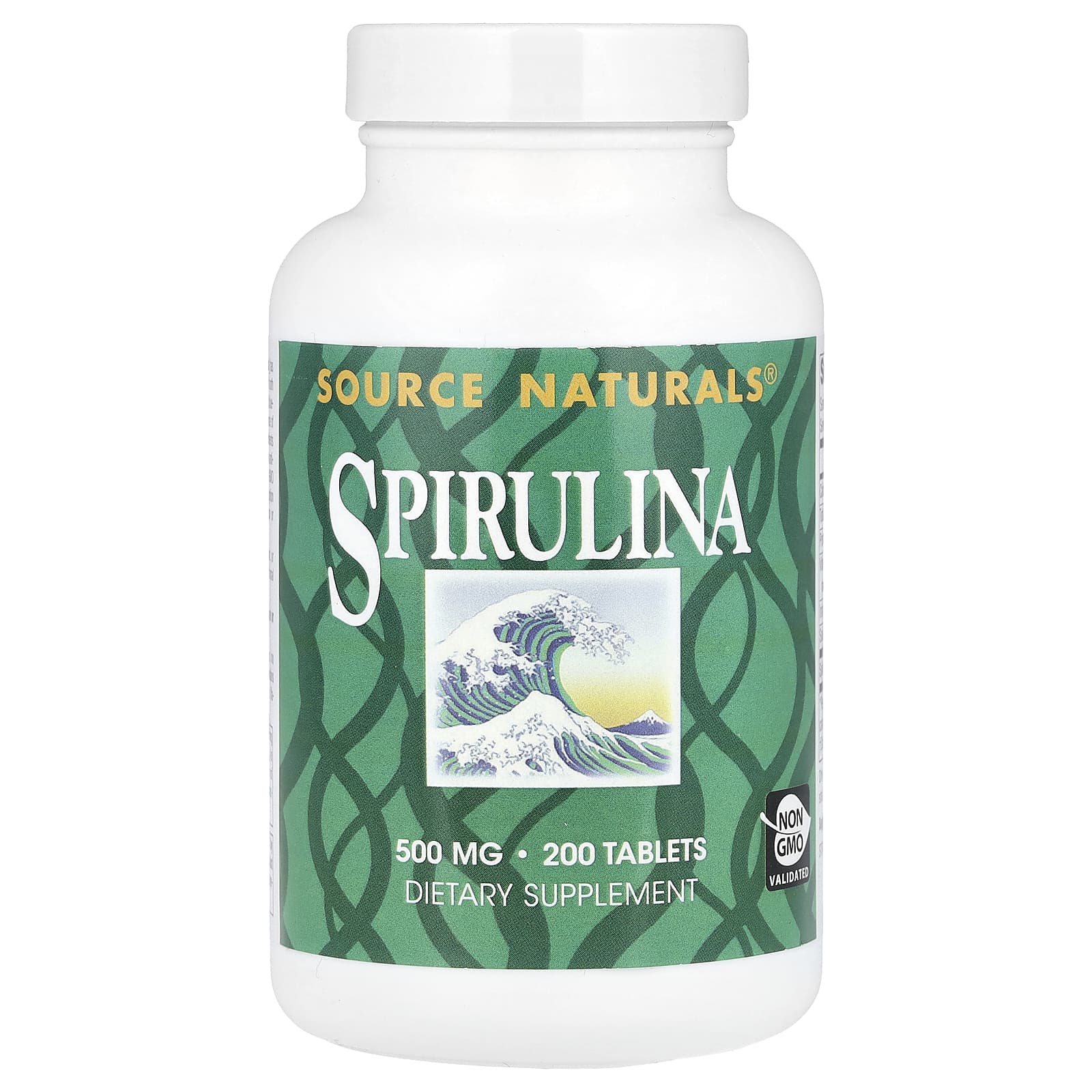 Source Naturals, Spirulina, 200 Tablets - Image 1