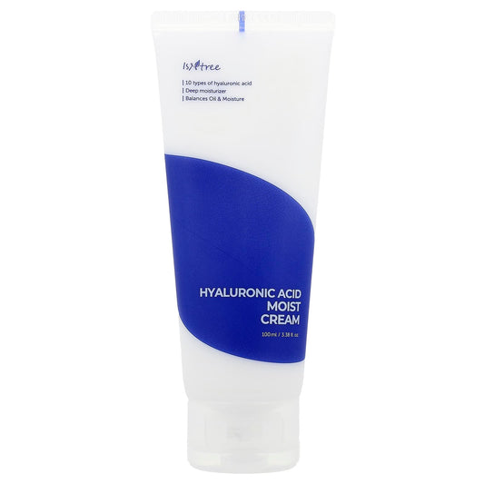 Deep Hydration with ISNtree Hyaluronic Acid Moist Cream 3.38 fl oz - Image 1