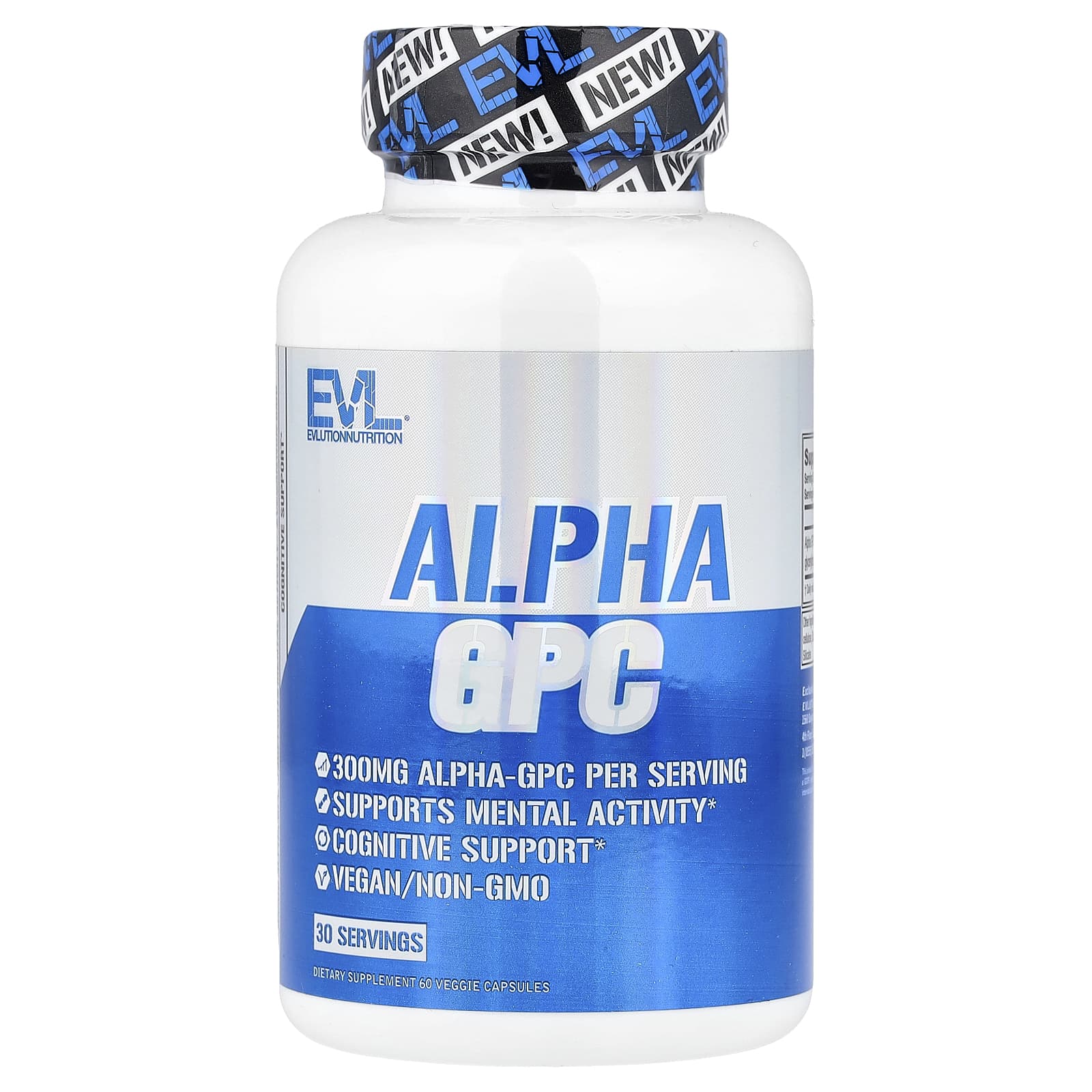 EVLution Nutrition Alpha GPC Supplements for Cognitive Support - Image 1