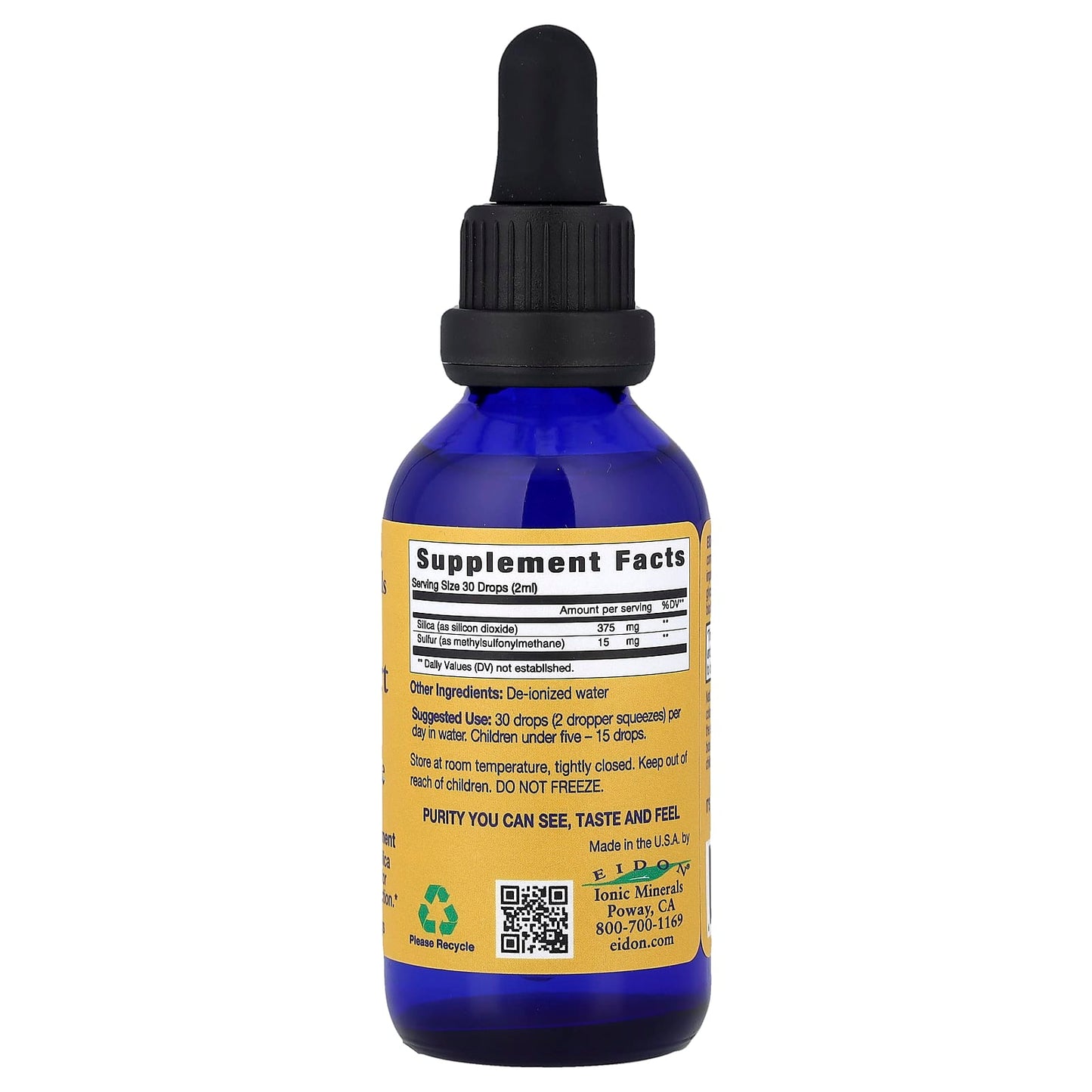 Eidon Ionic Minerals Joint Support Liquid Concentrate 60ml 30 Servings - Image 2