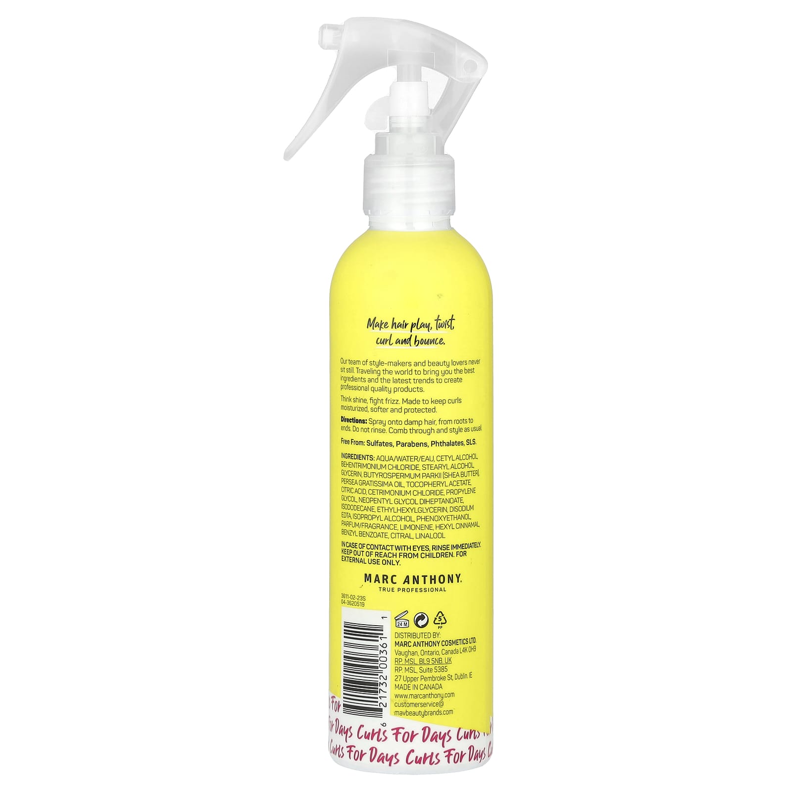 Marc Anthony, Strictly Curls®, Curl Envy Leave-In Conditioner, Avocado Oil + Shea Butter, 8.4 fl oz (250 ml) - Image 2