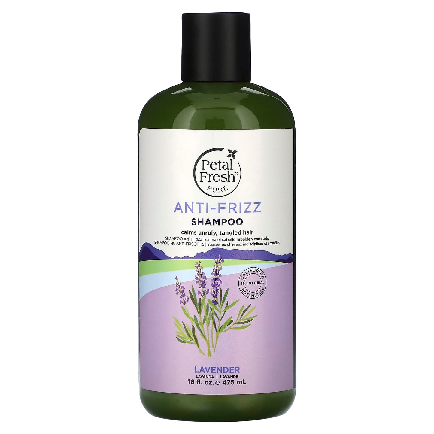 Petal Fresh, Anti-Frizz Shampoo, Lavender, 16 fl oz (475 ml) - Image 1