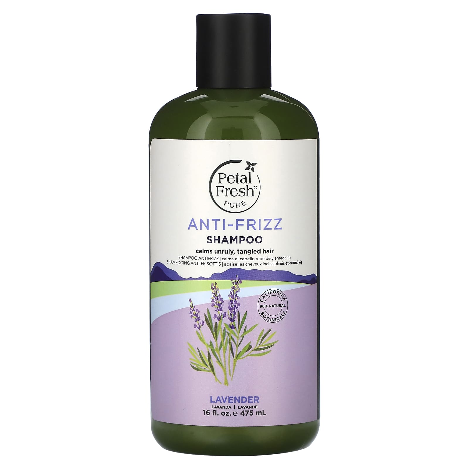 Petal Fresh, Anti-Frizz Shampoo, Lavender, 16 fl oz (475 ml) - Image 1