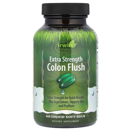 Irwin Naturals Colon Flush Extra Strength - Liquid Soft-Gels for Digestive Health - Image 1