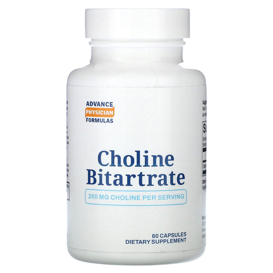Choline Bitartrate Supplement 260mg by Advance Physician Formulas - Image 1