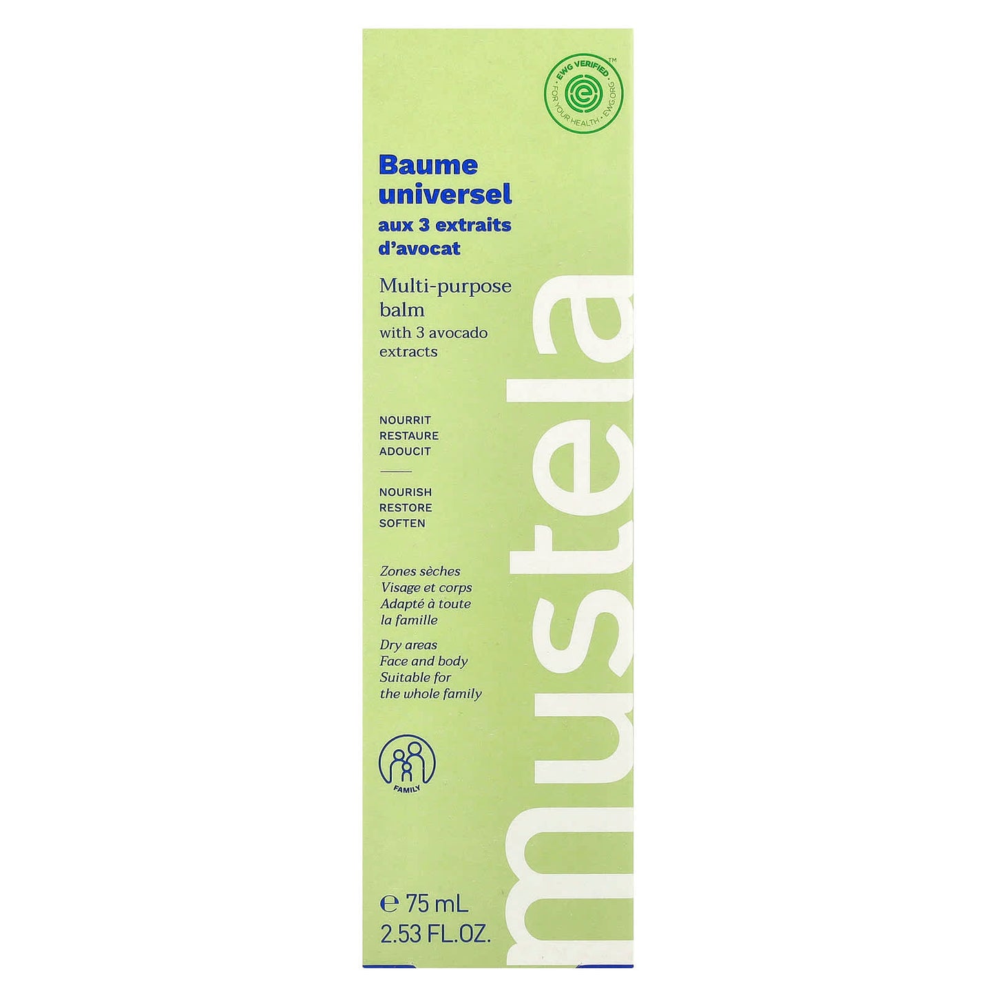 Mustela, Multi-Purpose Balm With 3 Avocado Extracts, 2.53 fl oz (75 ml) - Image 2