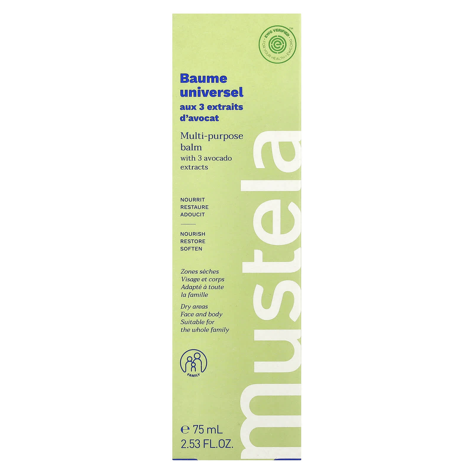 Mustela, Multi-Purpose Balm With 3 Avocado Extracts, 2.53 fl oz (75 ml) - Image 2