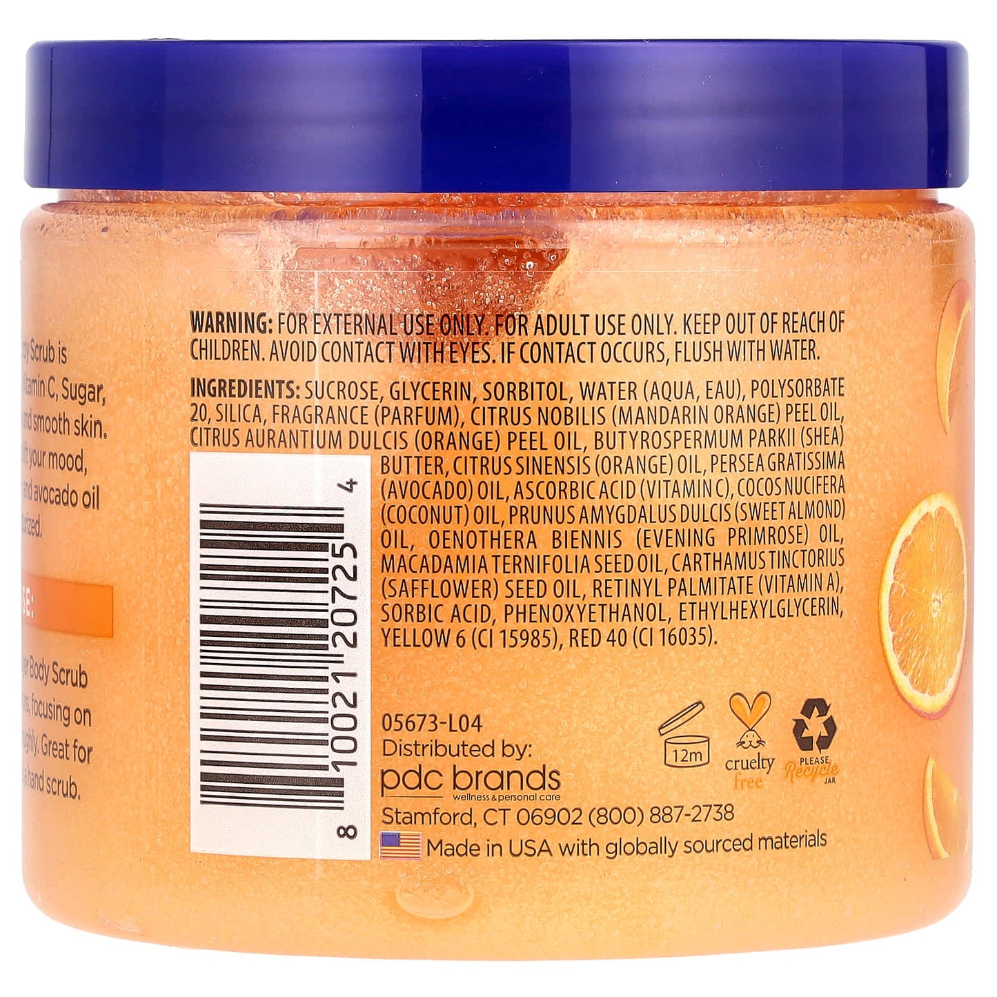 Citrus Sugar Body Scrub by Dr. Teal's - Exfoliates & Moisturizes Skin - Image 2