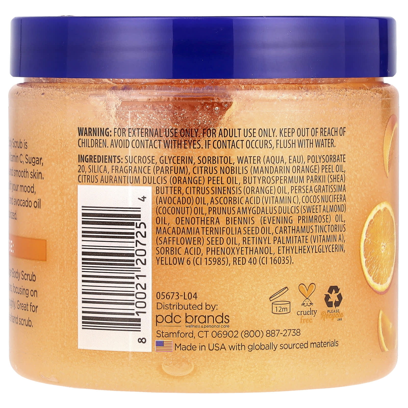 Citrus Sugar Body Scrub by Dr. Teal's - Exfoliates & Moisturizes Skin - Image 2
