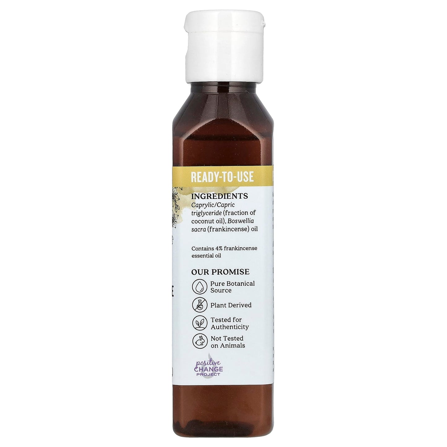 Frankincense Essential Oil Blend in Fractionated Coconut Oil by Aura Cacia, 4 fl oz - Image 2
