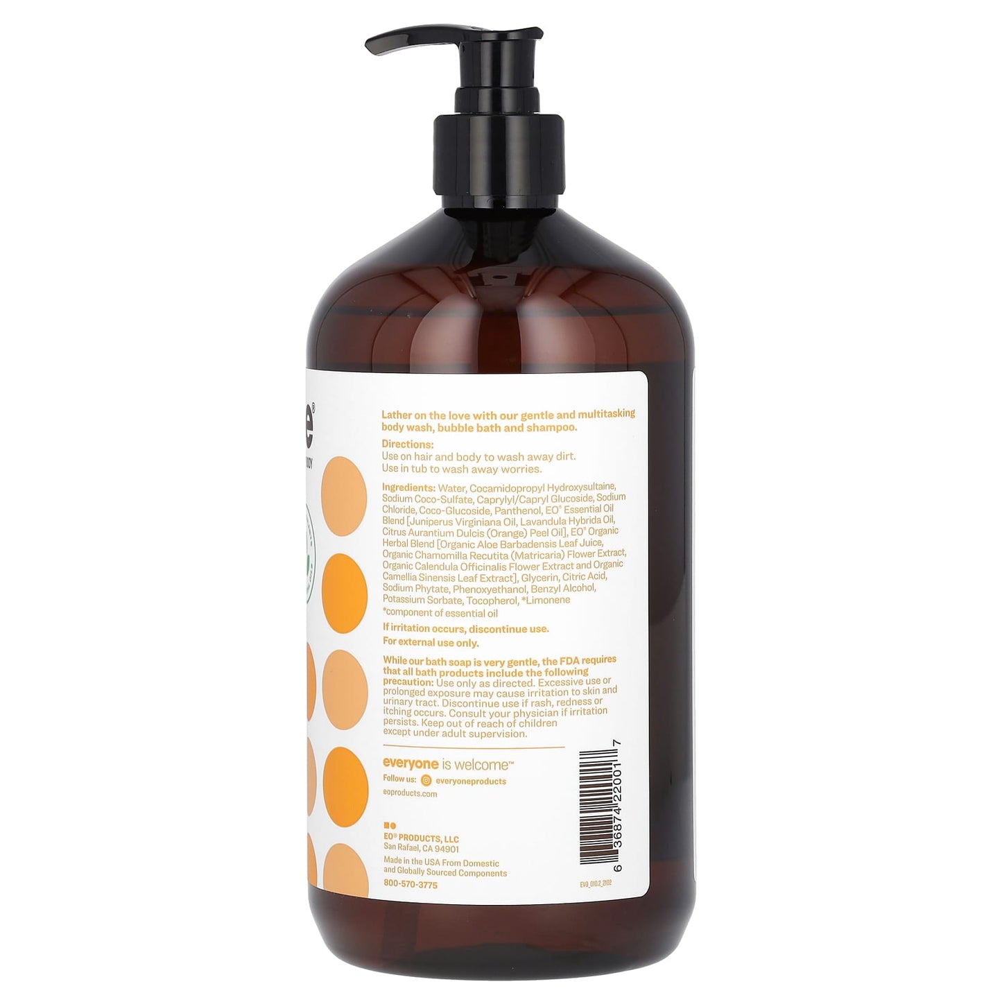 Everyone 3-in-1 Soap, Cedar + Citrus, 32 fl oz, Eco-Friendly, Cruelty-Free - Image 2