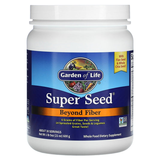 Garden of Life Super Seed Dietary Fiber Supplement 600g - Image 1